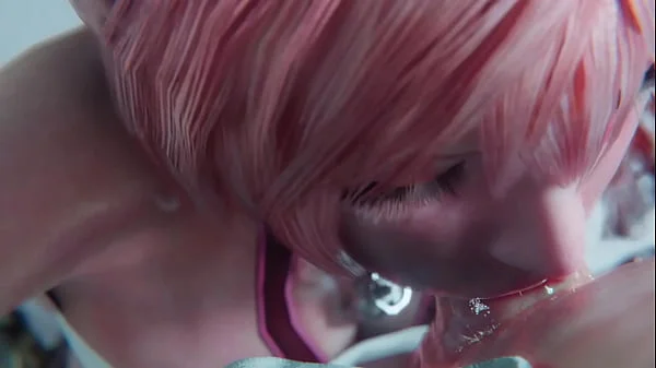 Serah Farron face fucked final fantasy 3d