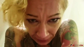 Inked-up, Rough-looking Bitch Amanda Doll Gets Fucked In Pov