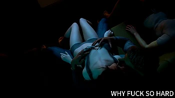 3D Big Ass Asian Babe Wife Cheating with Big Cock at Home