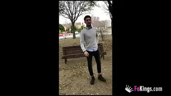 Lola teases and bangs a young rookie at his first casting