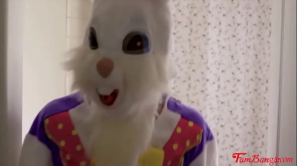 Stepmom And Stepdaughter Tricked Into Fucking Stepson On Easter