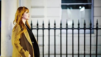 Cheating Curvy Redhead Takes a Creampie From 10 Inch Dick