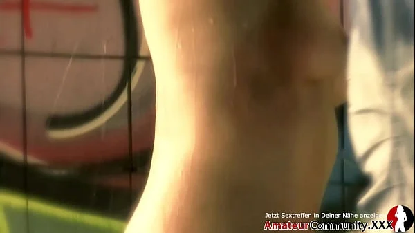 Skinny Blonde gets humiliated in PUBLIC! Amateurcommunity.xxx