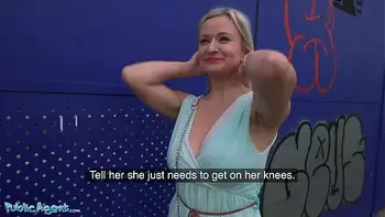 Public Agent Big Tits Blonde Lily Joy Fucked Behind Train Station