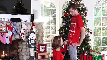 Riley Mae In Heathenous Family Holiday Card