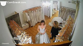 IPCAM - Bride to be changing in wedding saloon