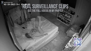 Hidden camera above the bed