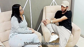 Game Between Horny Stepbrothers Ends In A Delicious Blowjob At Home Alone - Porn In Spanish