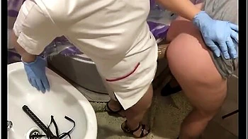 Femdom Hard Strapon Pegging