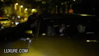 Submissive Claire Castel dominated by hot couple