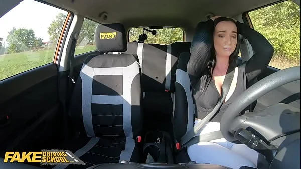 Fake Driving Instructor Cheats with Hot Student Lady Gang