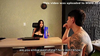 Esteban Gamboa And Alicia Trece In Want To Keep Your Job? Fuck Your Bosss Perfect Ass Nonstop