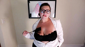 BBW Boss Slut Striptease and Cum Begging - Big Natural Tits Amateur Teen