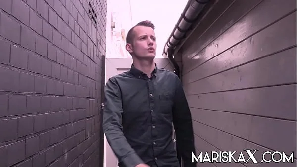 MARISKAX Busty blonde MILF takes on two dicks outdoors