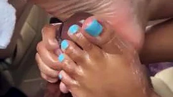 : Blonde, Handjob  Cumshot Porn