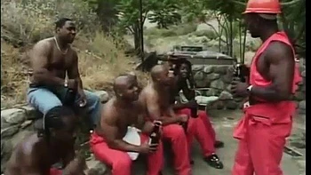 Big tits slut gangbanged by black workers: Blowjob, Doggy  Missonary Porn