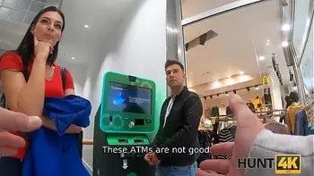 HUNT4K. Cuck exchanges girlfriends wet pussy for couple of bitcoins