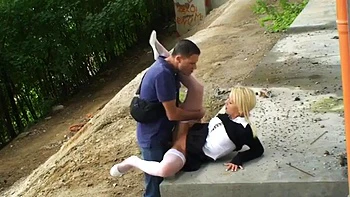 Ajx under the highway bridge: Cowgirl, Missonary  Blonde Porn
