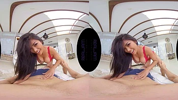 VR hot horny asian fuck: Blowjob, Doggy  Cowgirl Porn