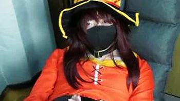 Trap megumin anal: Xnxx, Masturbation  Japanese Porn