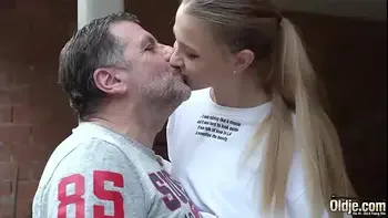 Blonde teen swallowing my cum