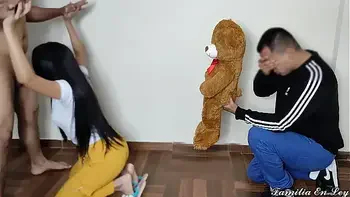 I Bring My Girlfriend a Teddy But She Prefers Her Lover's Big Cock - The Day My Girlfriend Mounts Me In Front Of Me And I Enjoy It Netorare