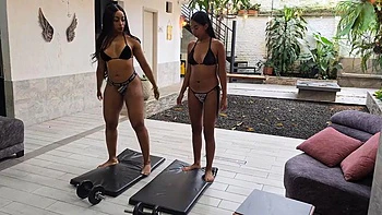 Brianna  Alexa Sexy Workout Youll Want on Repea by aronalexa: Amateur, Latina  Exercise Porn