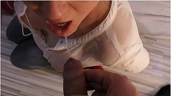 Desperate Pee In Jeans In Kitchen Next He Pee On My Ass Tits And In Mouth