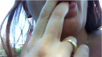 Wet Girl In The Backyard Touches Herself And Makes Your Cock Hard