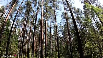 Blonde Teen Alisa Lovely Sucks Cock and Swallows Cum on a Forest Bike Ride POV