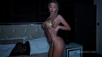 Frances Bentley Gets Her First Gangbang Double Penetration Deep Anal