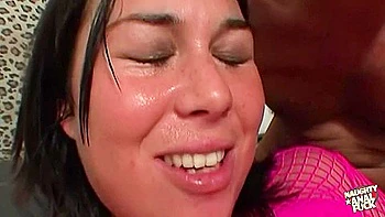 Three Perverted And Hung Men Give The Naughty Ashley Blue An Anal Experience To Remember