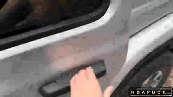 Husband Drives Car While Wife Fucks And Gets Creampie By Friend In Back Seat Sloppy Seconds