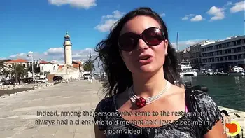 Intimidated Slutty Carla discovers porn and get a hard rough fuck