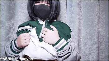 Girl In Chinese School Uniform Is Played With And Orgasmed With A Vibrator