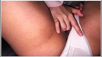 Horny Asian Stepsis Masturbating Under The Sheets