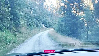 Car Fun - Stepson Unzips Desi Stepmoms Bra - Boobs Pressing In Public Road Trip