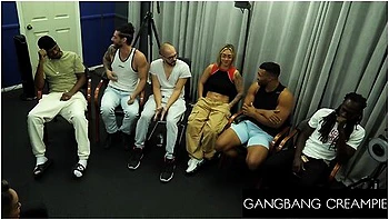 Inked Busty Asian Swims Through Cock In Juicy Gangbang - Linda Lan And Lacey Logan