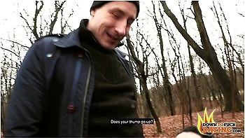 Nerdy Brunette Milf Fucks And Sucks In Public On Her First Date