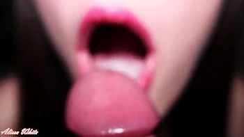 AlissaWhite1 Oral Creampie Compilation - Cum Dripping Blowjob & Throbbing Cock