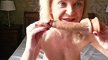 Horny Housewife Solo Dildo Masturbation HD - Amateur Blonde Milf Jenny