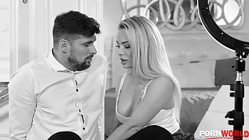 Lucky Journalist Fucks Sexy Blonde Blogger Isabelle Deltore in All Her Holes GP2334