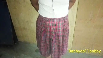 Desi College Girl Roleplay Private Sex - Teen 18 Year Old Indian Amateur Blowjob & Hardcore Doggy Style