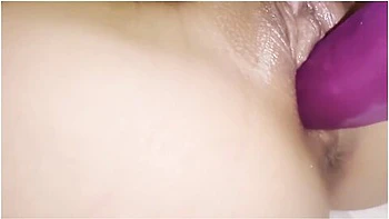 Tiny Asian Slut Kimmy Kimm Satisfies Herself With Huge Dildo On Vacation