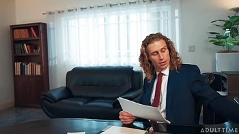 Michael Rips Her Stockings And Fucks His Bbw Secretary - Michael Vegas And Karla Lane