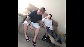 Step Sister Handjob Fun - MysticBella & Stepbrother Hardcore Cowgirl Pleasure