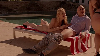 Two girls share a big dick in an intense threesome session