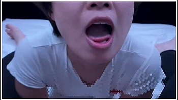 Kawaii Girl - She Makes Obscene Noises And Aggressively Blowjobs And Gokkun