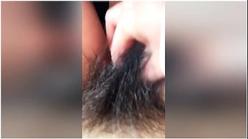 A Japanese Amateur Who Just Strokes The Pussy Hair.do You Like Hairy Girl? [homemade]