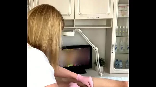 Deep Bikini Waxing, to a Dude with a Big Dick, the Client could Barely Stand It.